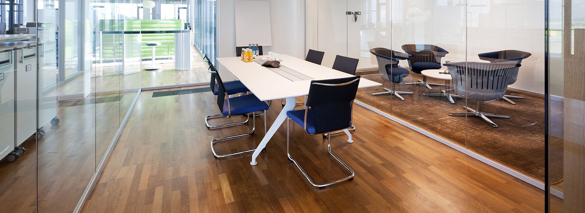 Fine parquet flooring creates a firm foundation in the abstract world of software development