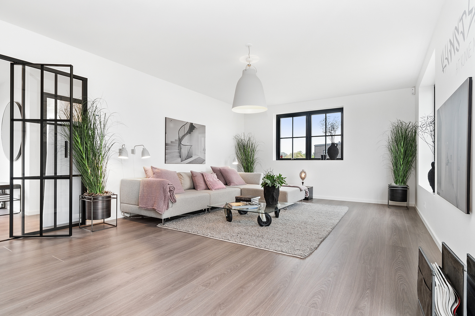 Family residence featuring Scandinavian style