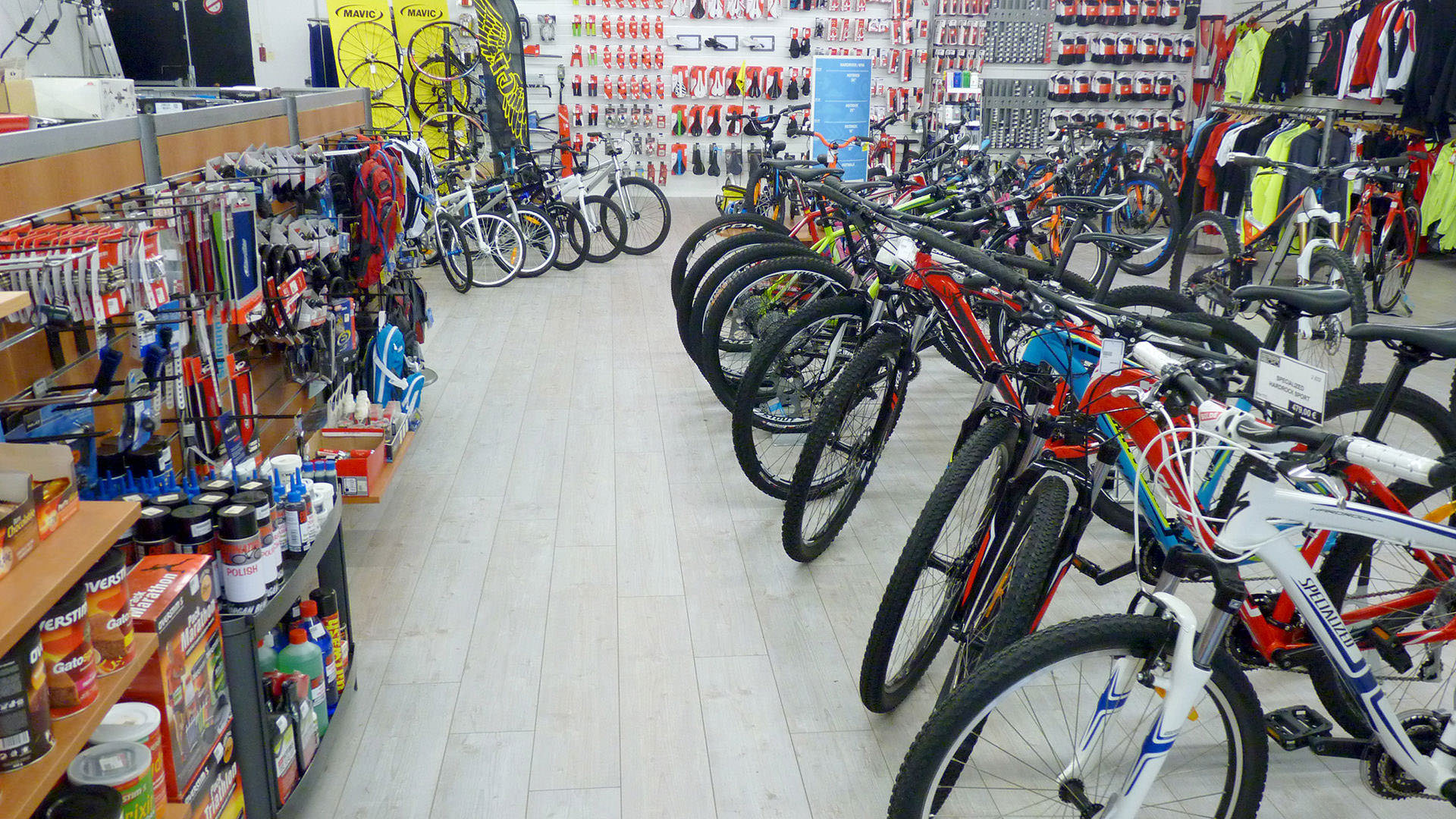 Bicycle Specialist Chooses Floor Covering Specialist