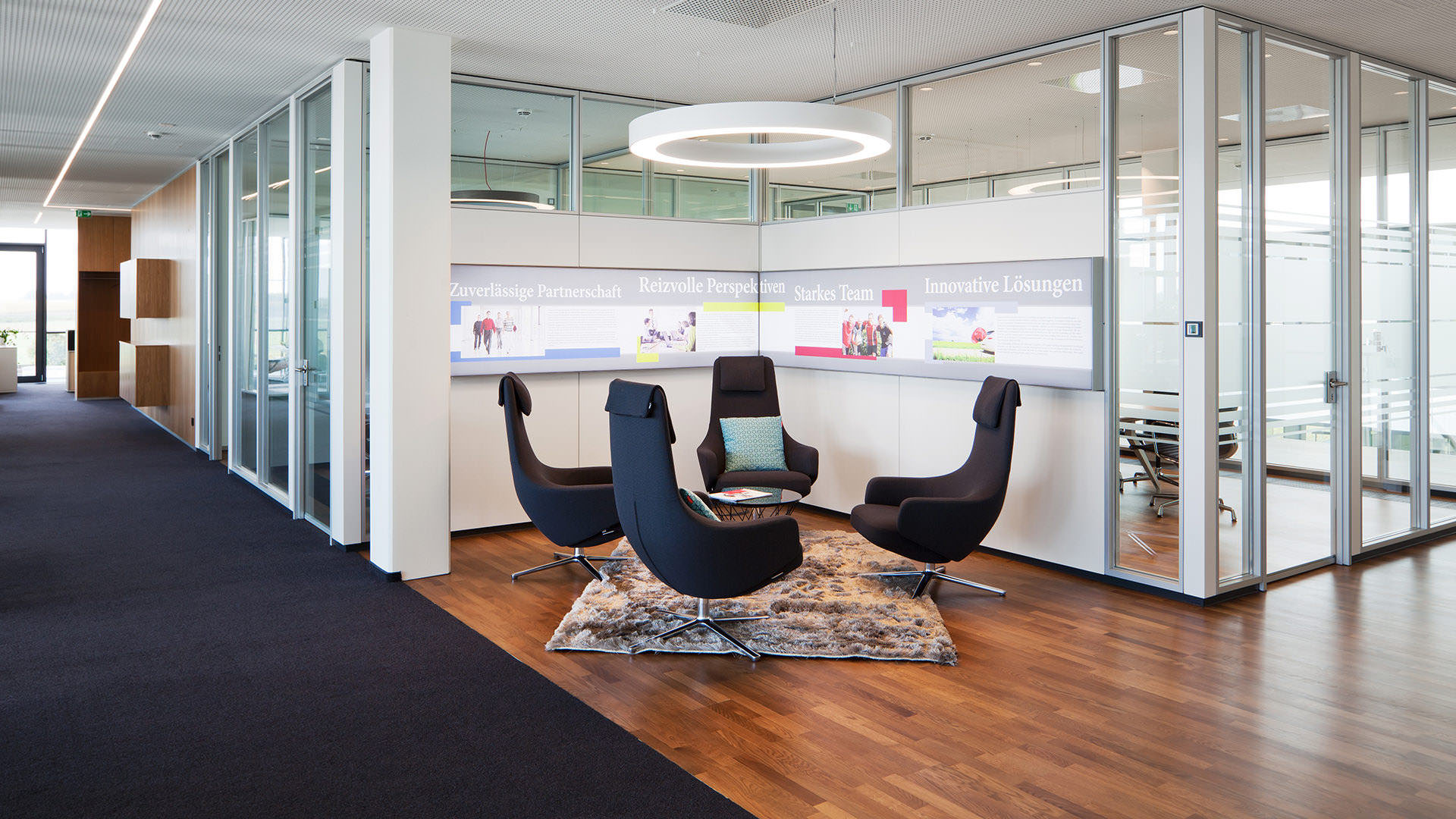 Fine parquet flooring creates a firm foundation in the abstract world of software development