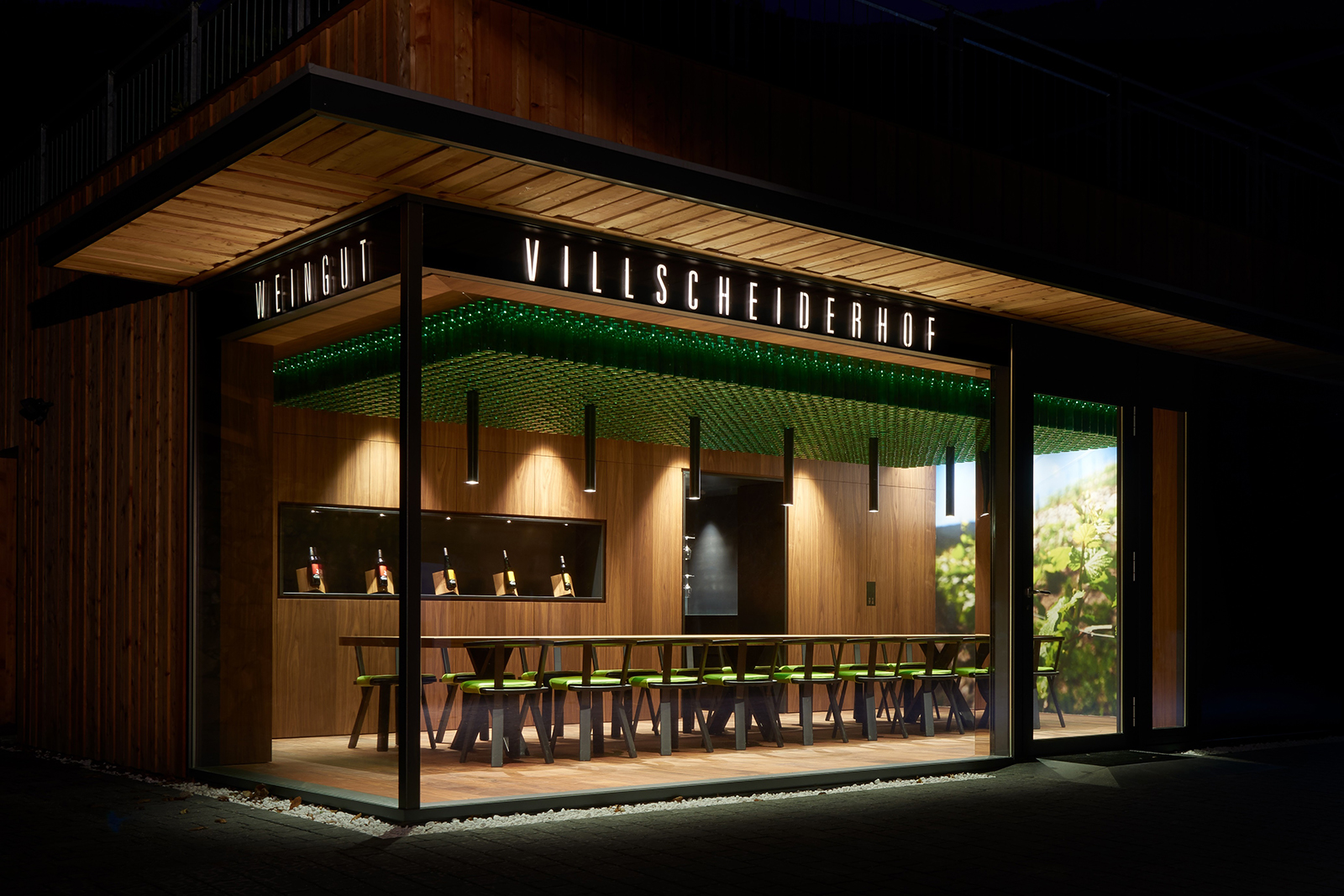 an exquisite wine tasting room for exquisite tipples