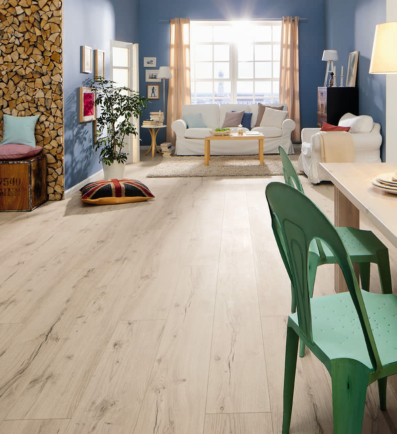 Laminat Gran Via 4V Alpineiche weiss  Int01
