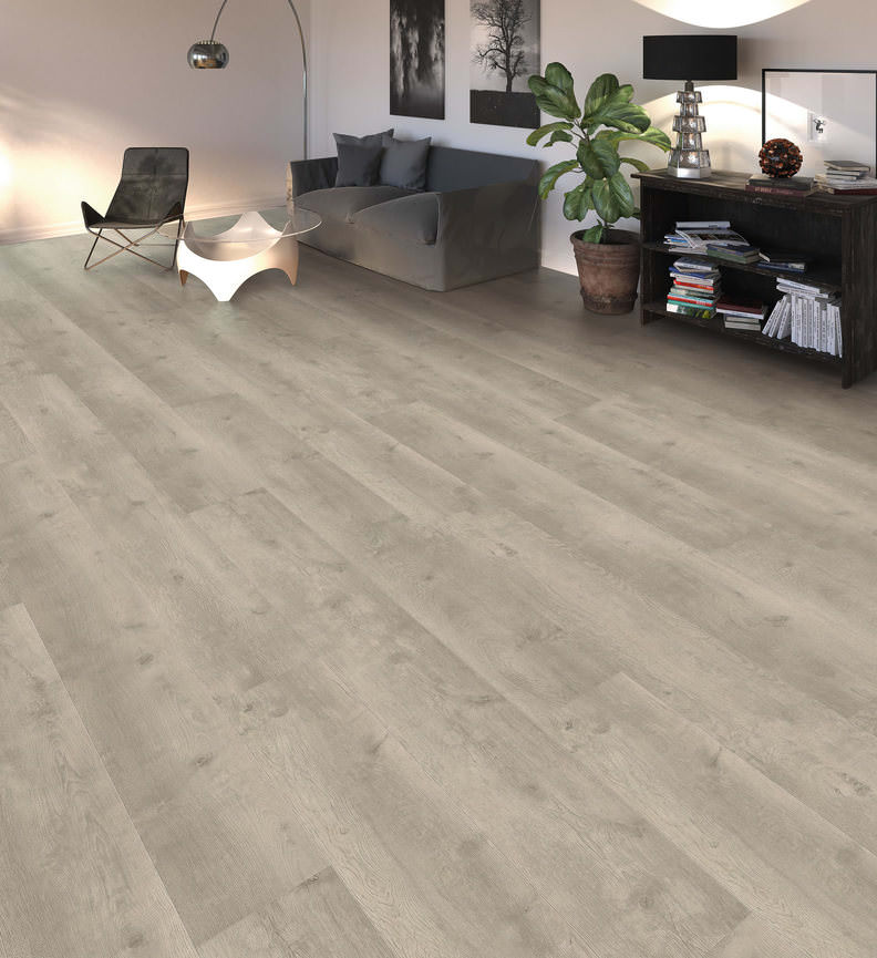  haro laminatboden gran via 4v eiche bergamo silbergrau authentic soft qv